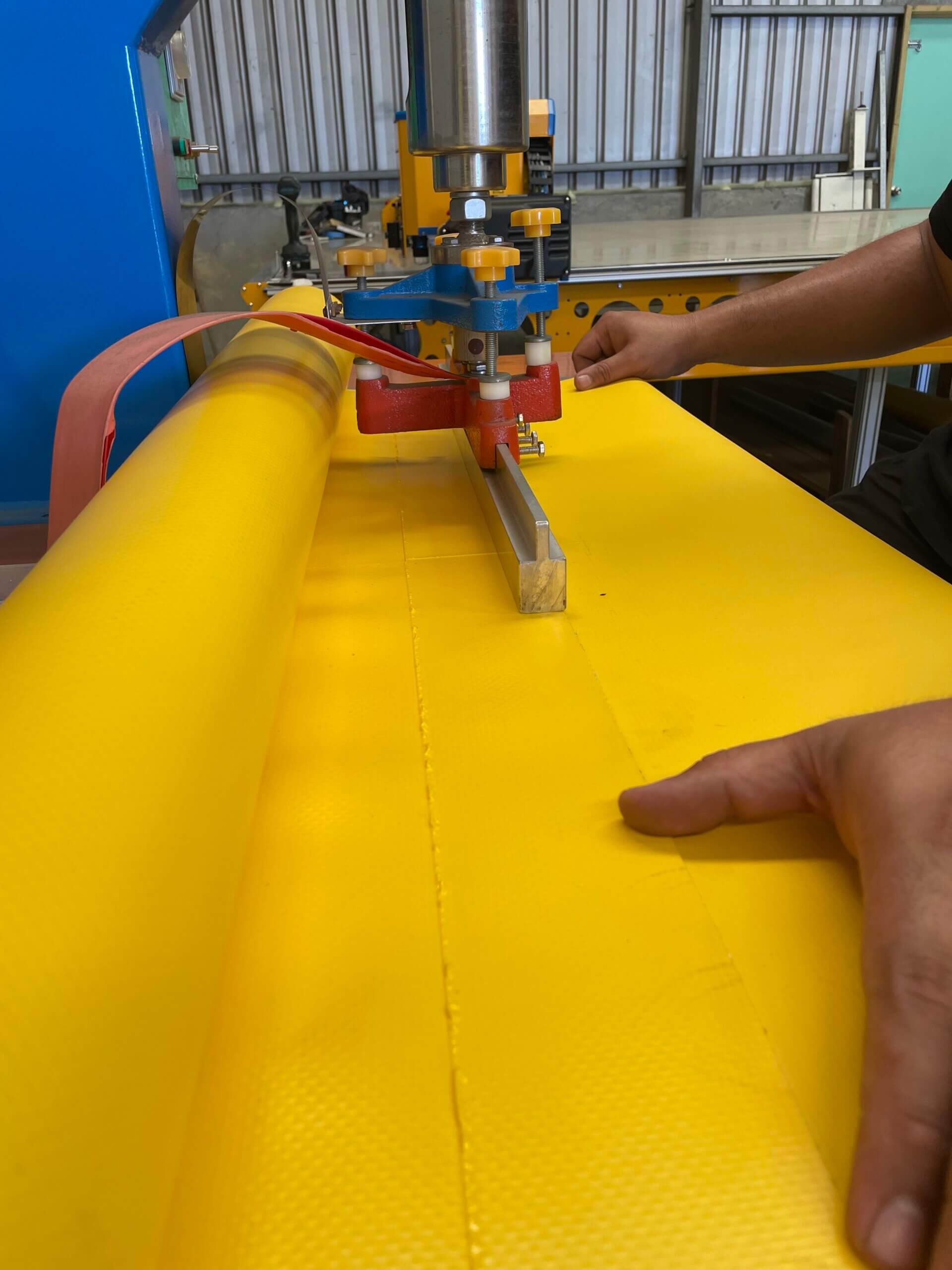 Industrial RF welded inflatable system manufacturing at PolyFusion WA